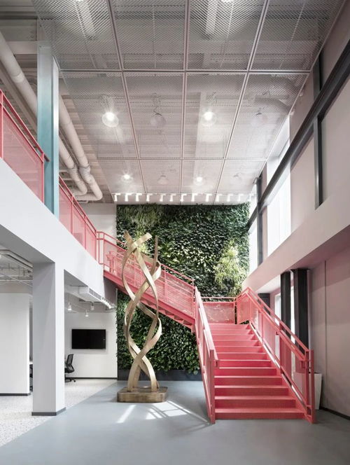 紅與藍(lán)的沖突 北京競(jìng)園某信息科技公司辦公設(shè)計(jì)欣賞